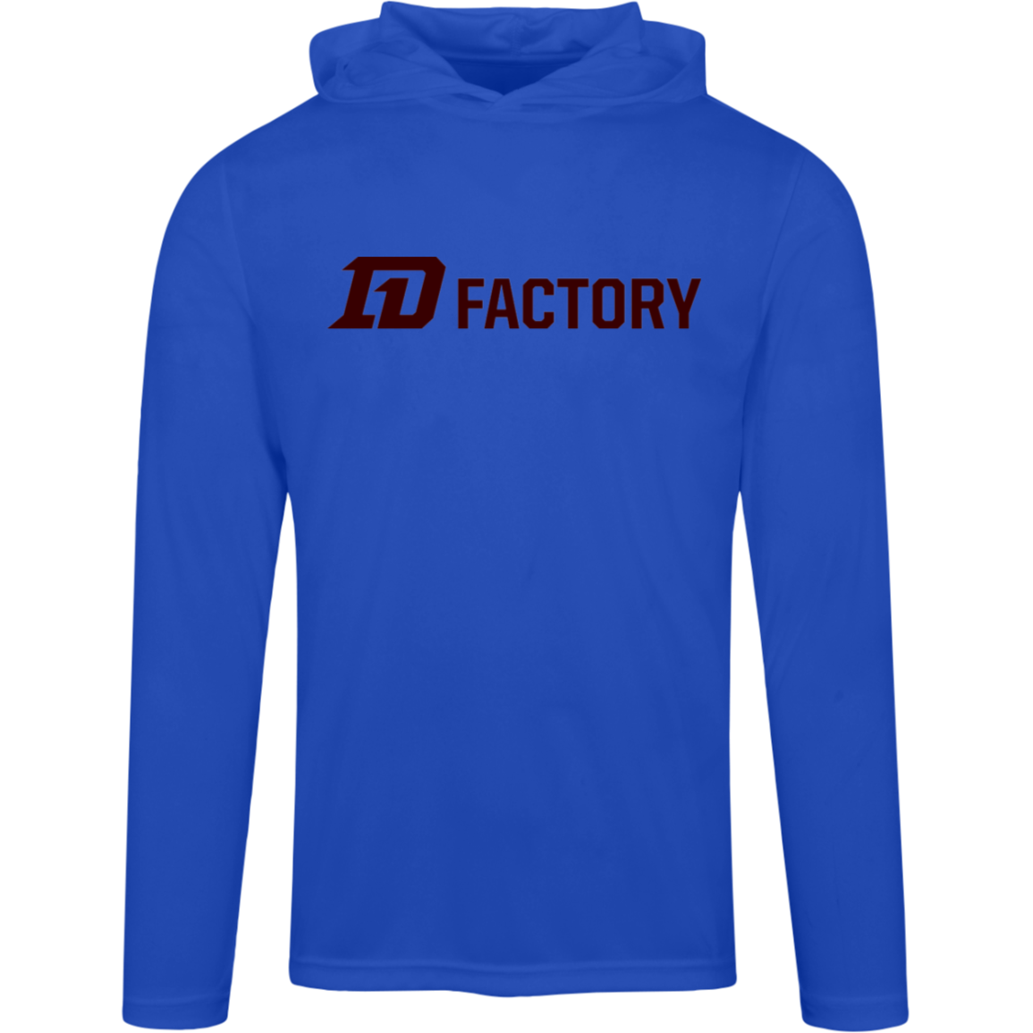Performance Hoodie - Dark Maroon Flatline