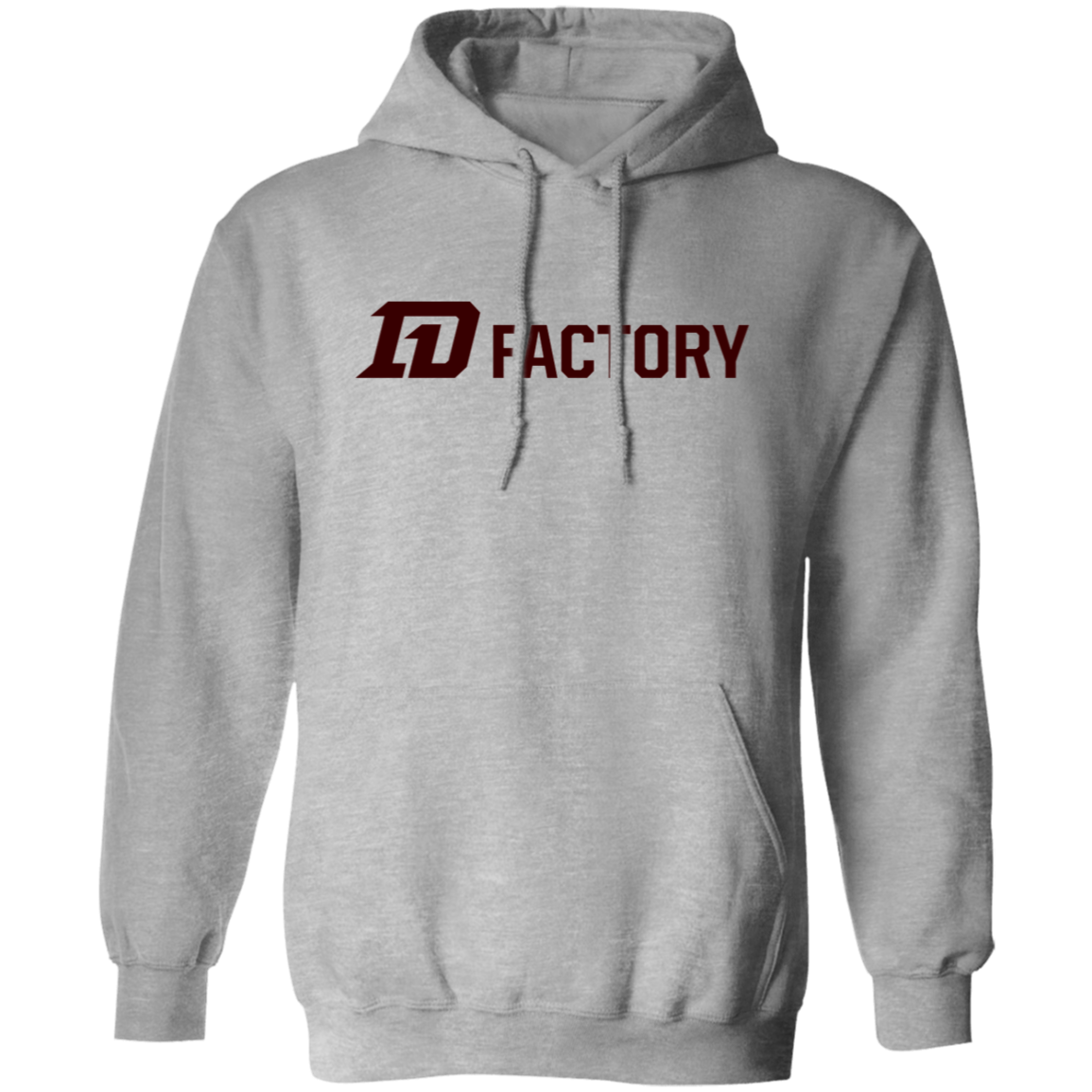 Premium Hoodie - Dark Maroon Flatline