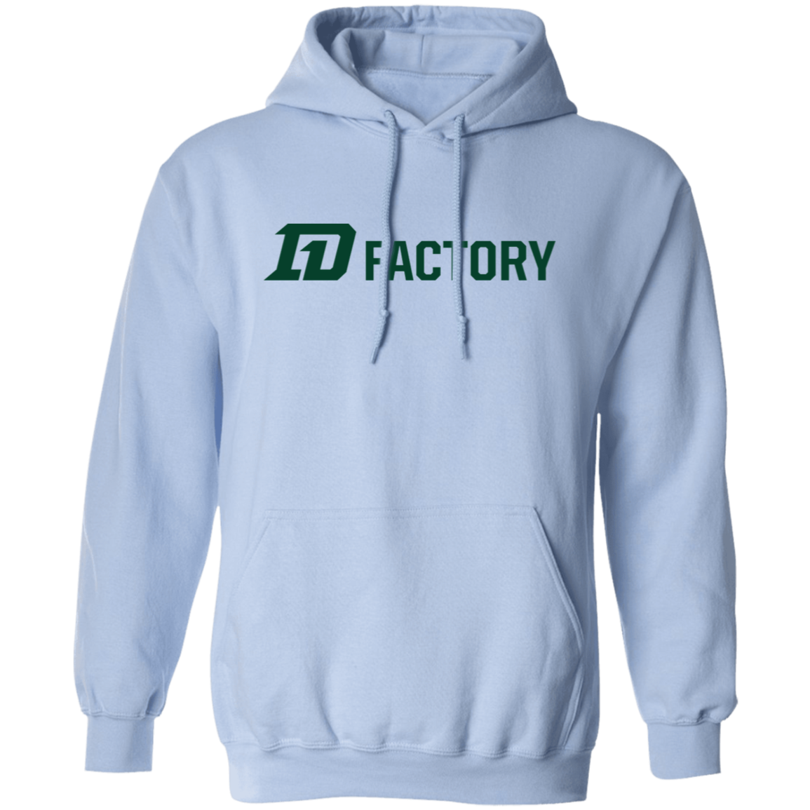 Premium Hoodie - Dark Green Flatline