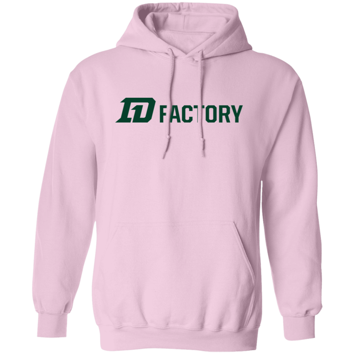 Premium Hoodie - Dark Green Flatline