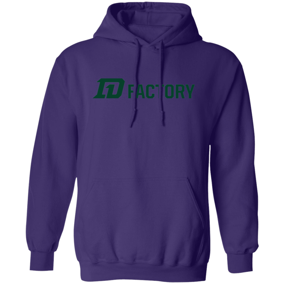 Premium Hoodie - Dark Green Flatline