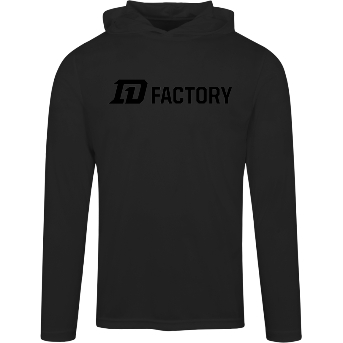 Performance Hoodie - Black Flatline