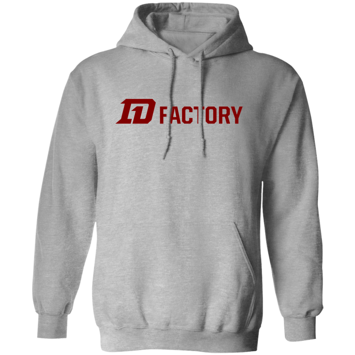Premium Hoodie - Maroon Flatline