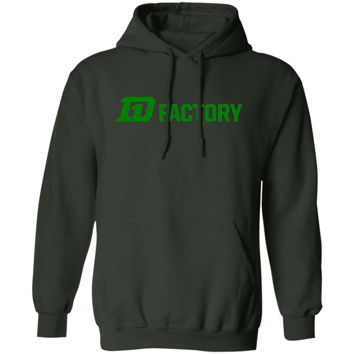 Premium Hoodie - Green Flatline