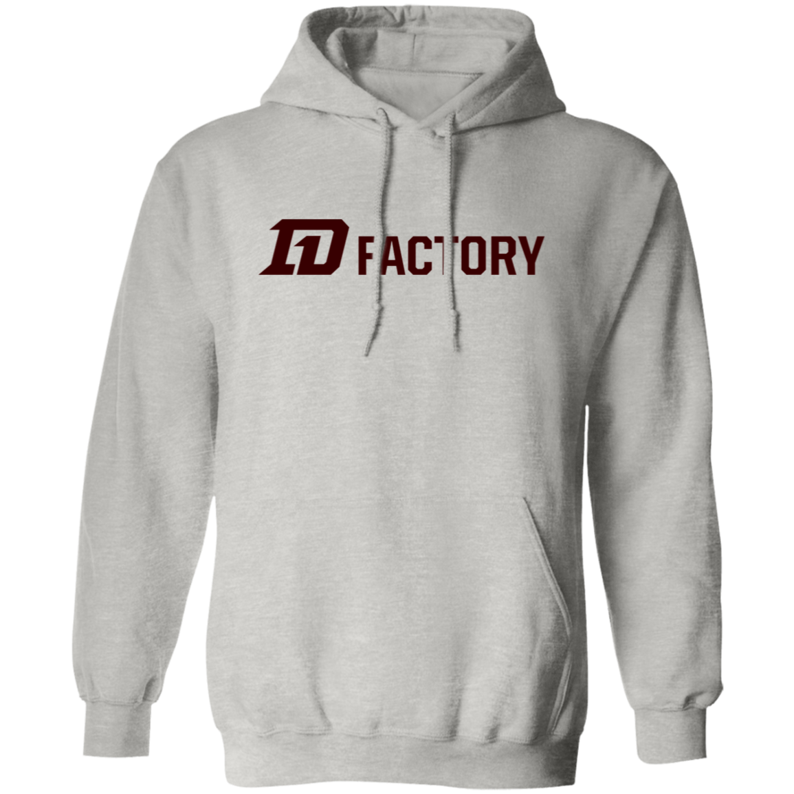 Premium Hoodie - Dark Maroon Flatline