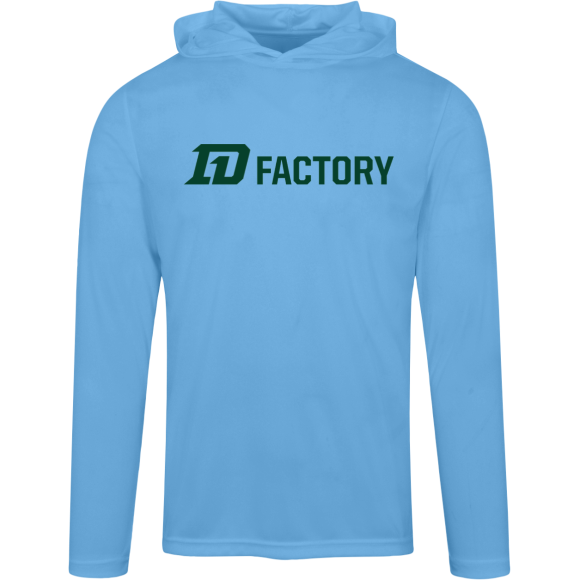 Performance Hoodie - Dark Green Flatline