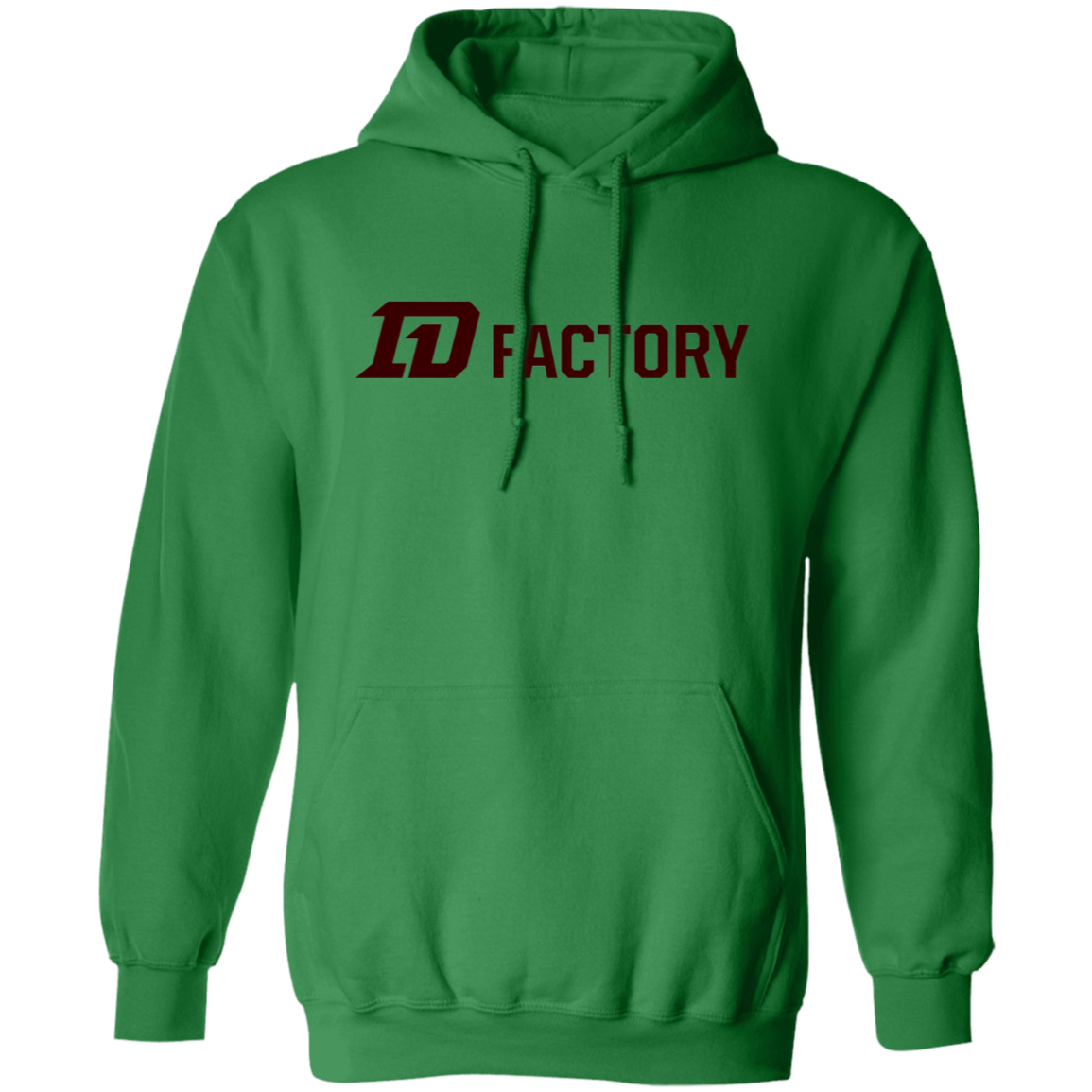 Premium Hoodie - Dark Maroon Flatline