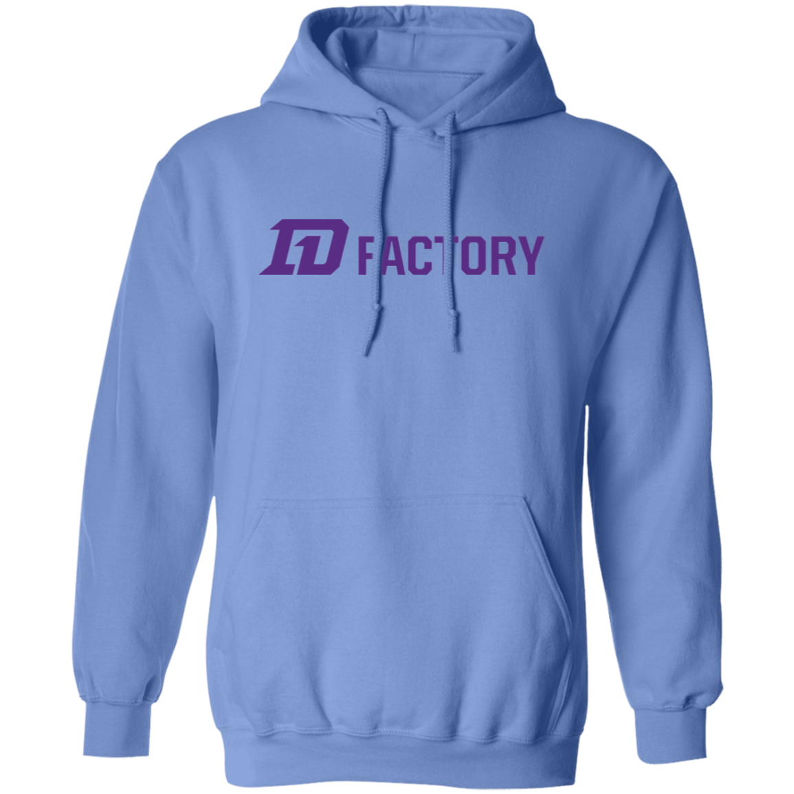 Premium Hoodie - Purple Flatline