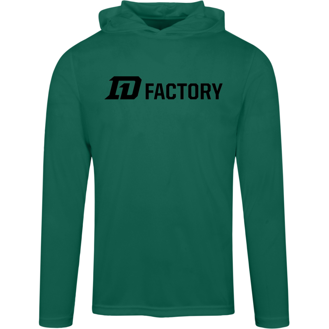 Performance Hoodie - Black Flatline