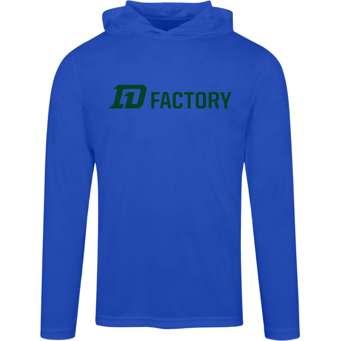 Performance Hoodie - Dark Green Flatline