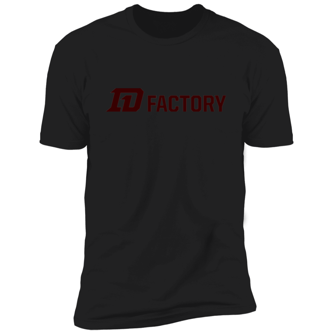 Luxe T-Shirt - Dark Maroon Flatline