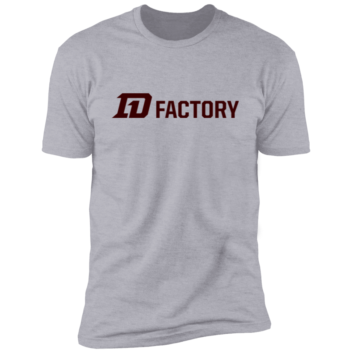Luxe T-Shirt - Dark Maroon Flatline