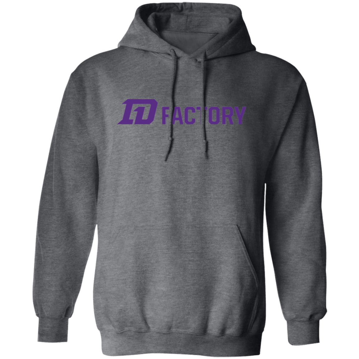 Premium Hoodie - Purple Flatline
