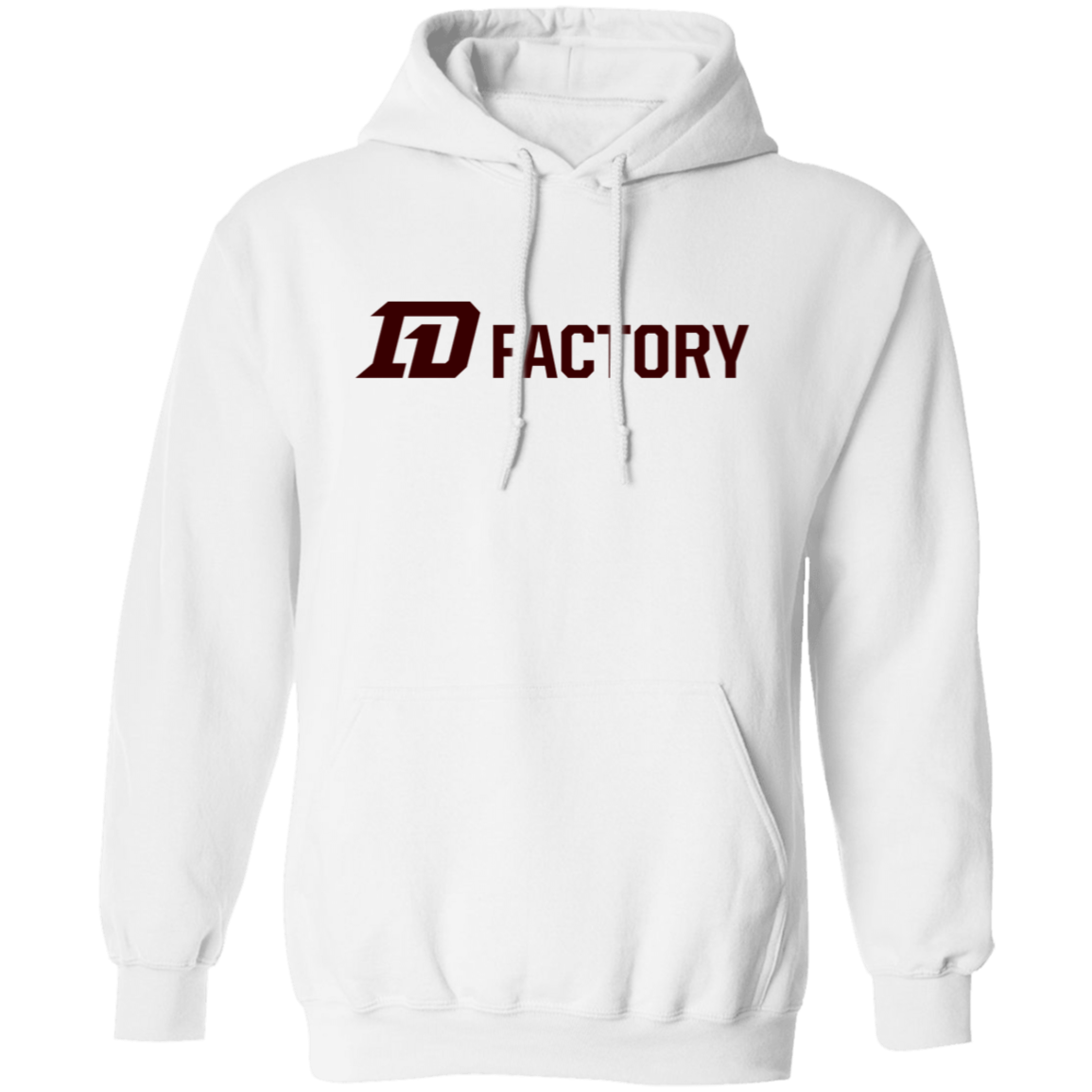 Premium Hoodie - Dark Maroon Flatline