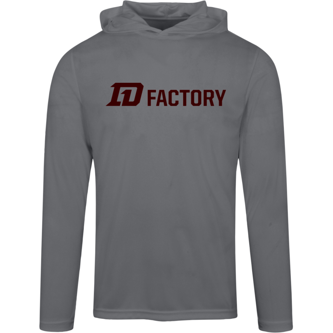 Performance Hoodie - Dark Maroon Flatline