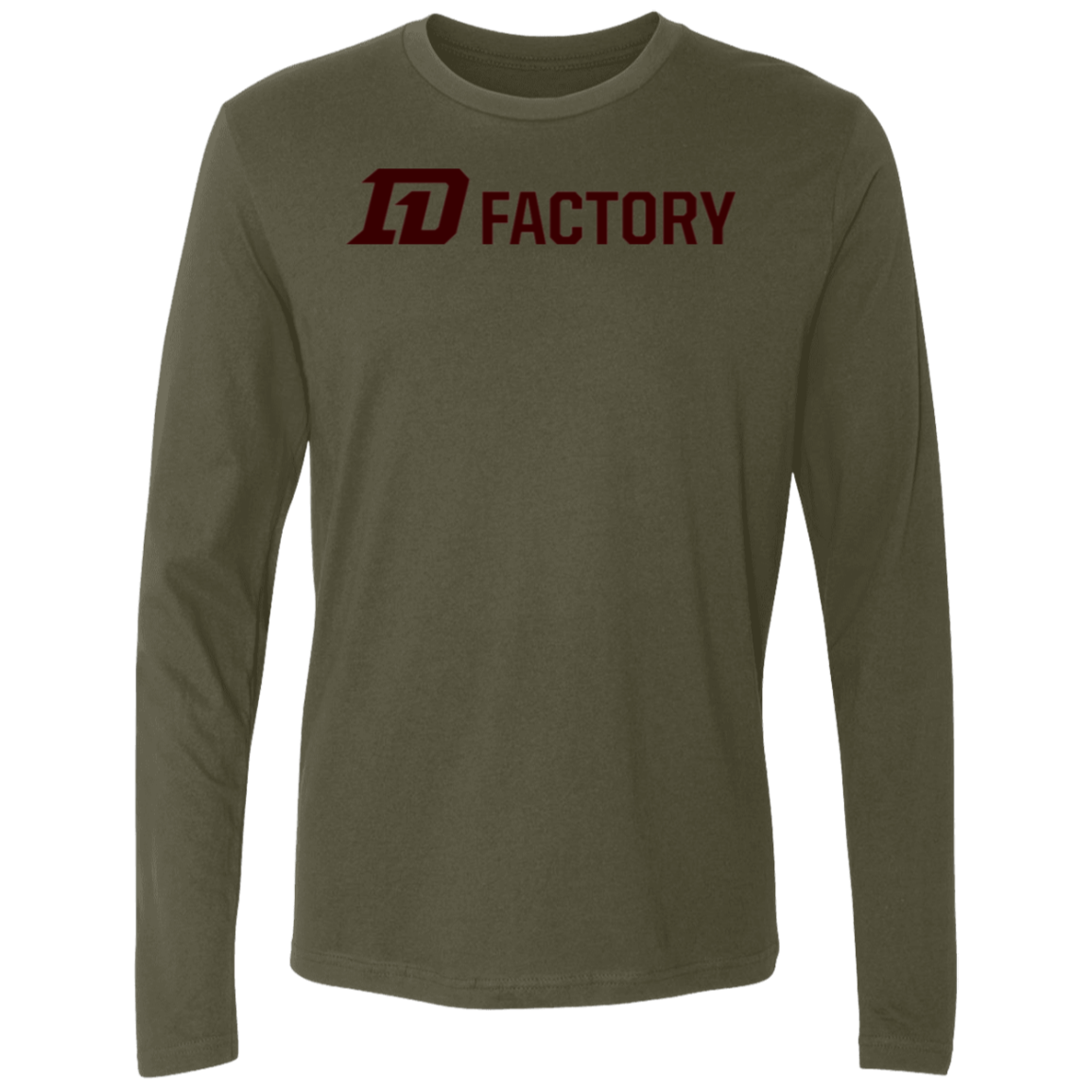 Apex Long Sleeve - Dark Maroon Flatline