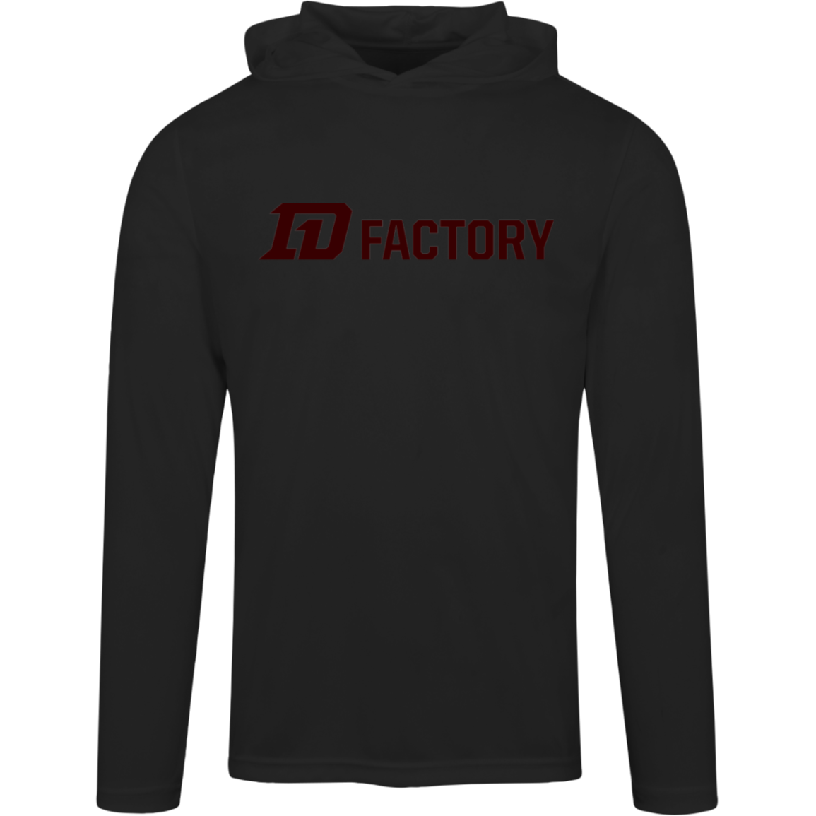 Performance Hoodie - Dark Maroon Flatline