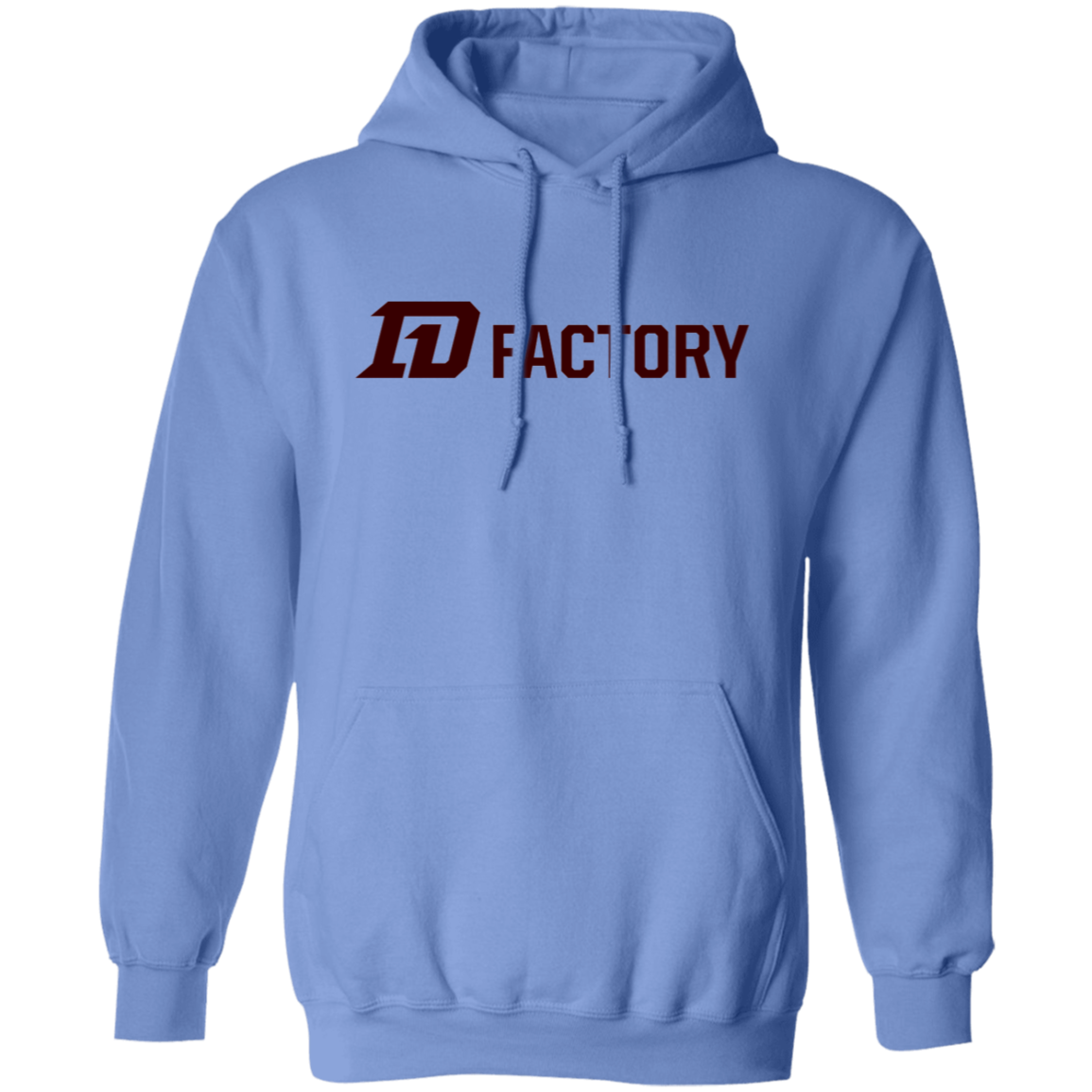 Premium Hoodie - Dark Maroon Flatline