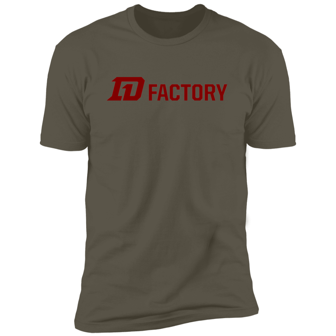 Luxe T-Shirt - Maroon Flatline