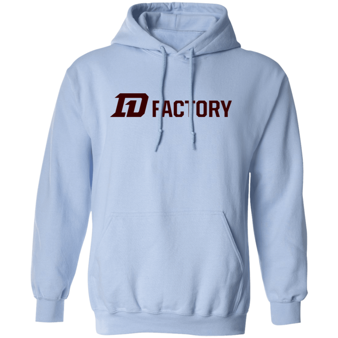 Premium Hoodie - Dark Maroon Flatline