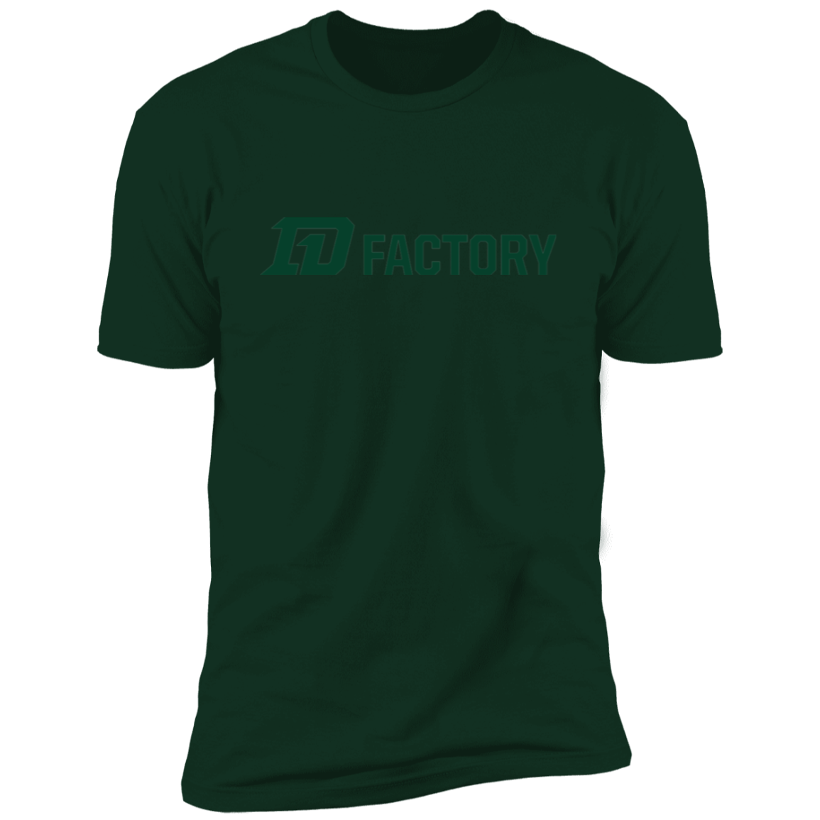 Luxe T-Shirt - Dark Green Flatline