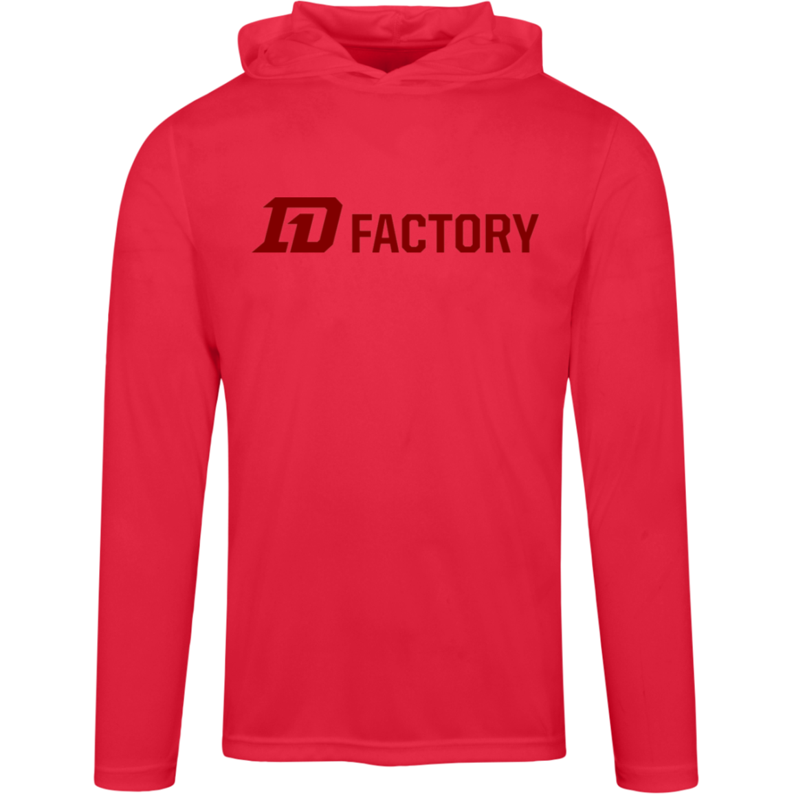 Performance Hoodie - Maroon Flatline