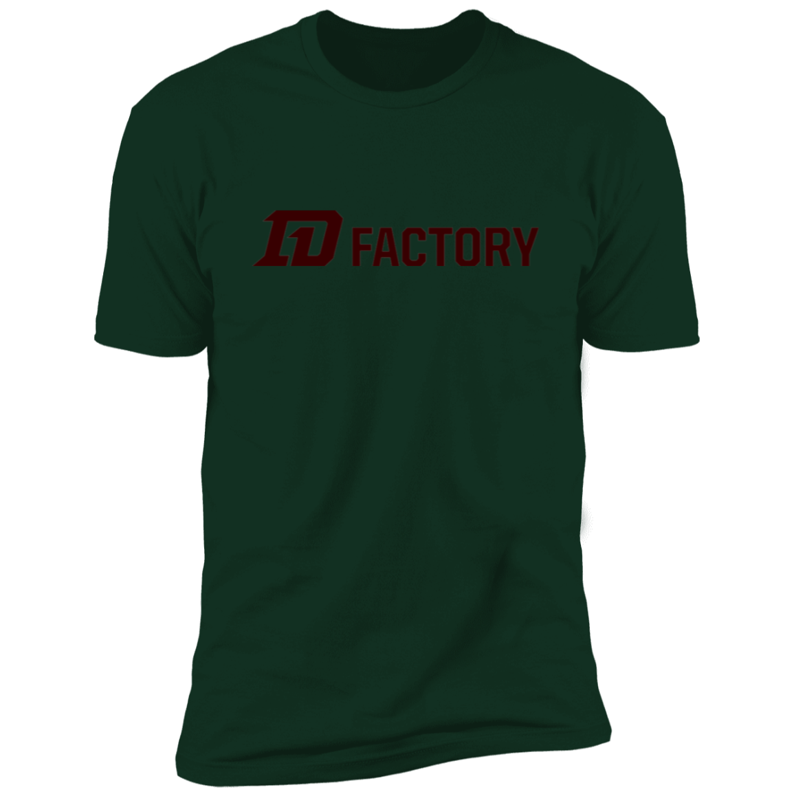 Luxe T-Shirt - Dark Maroon Flatline