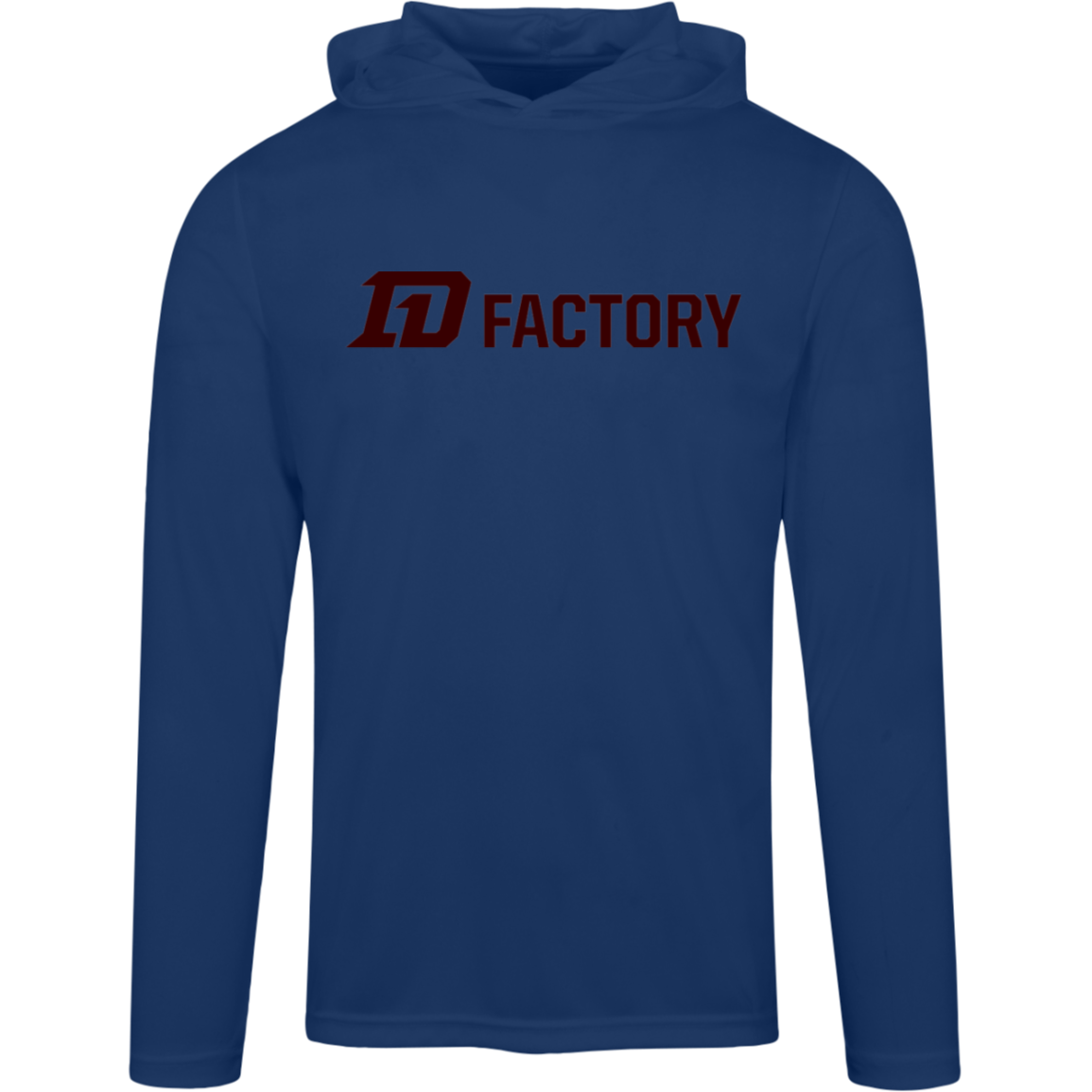 Performance Hoodie - Dark Maroon Flatline