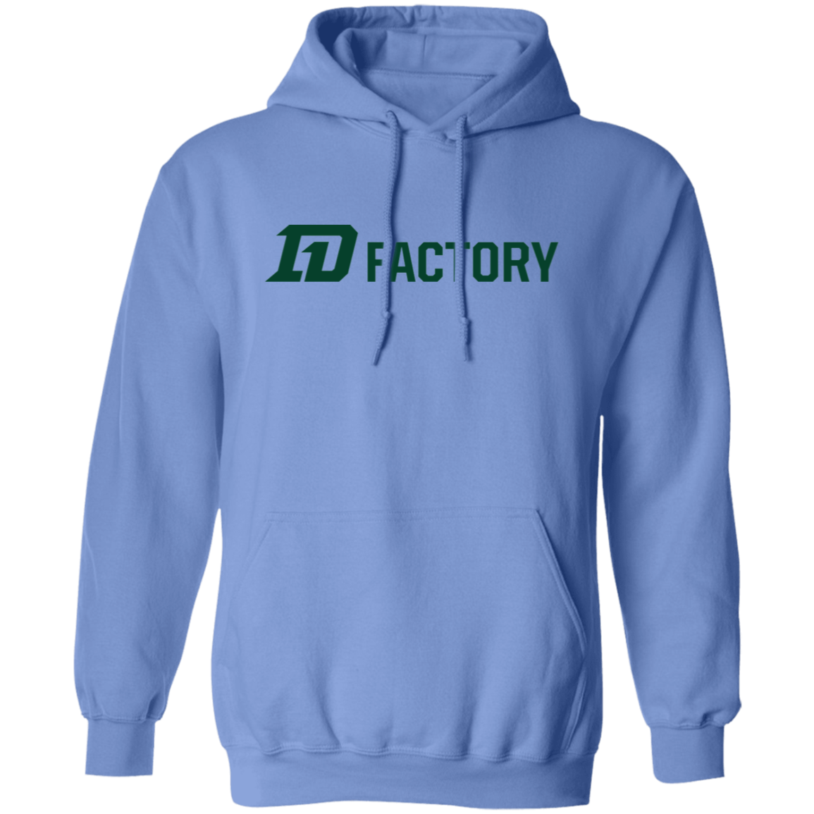 Premium Hoodie - Dark Green Flatline