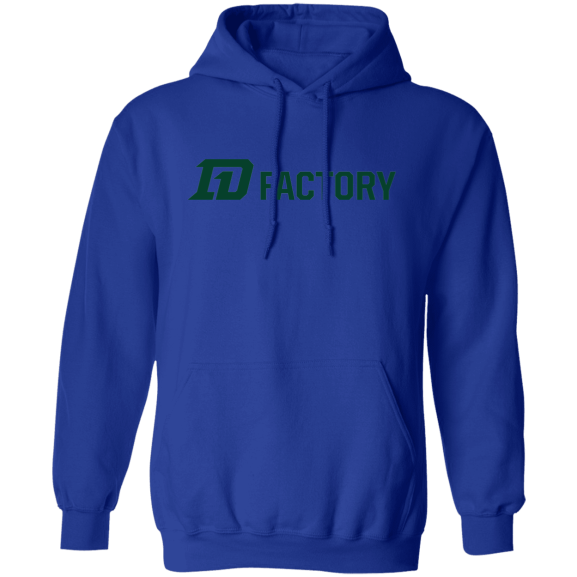 Premium Hoodie - Dark Green Flatline
