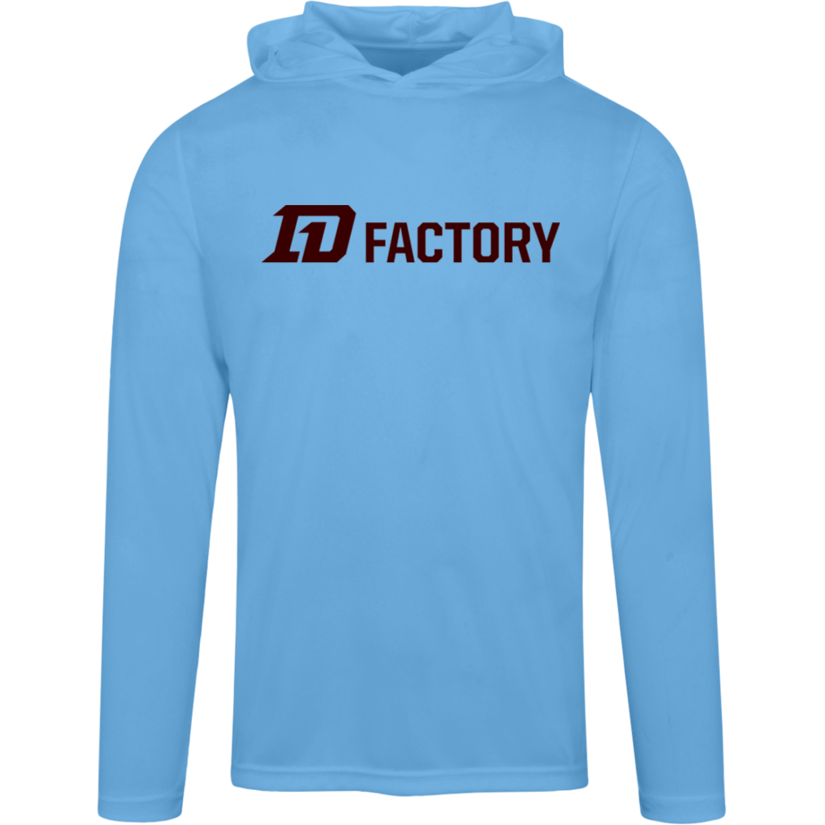 Performance Hoodie - Dark Maroon Flatline