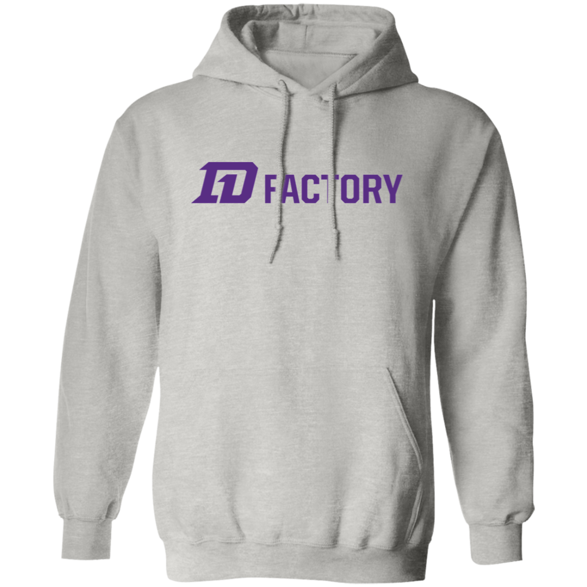 Premium Hoodie - Purple Flatline
