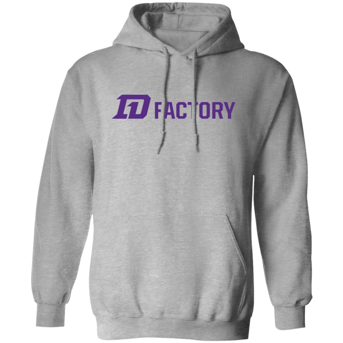 Premium Hoodie - Purple Flatline