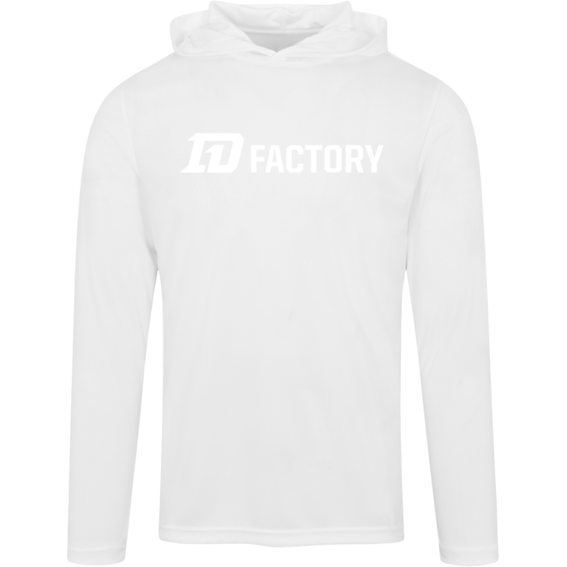Performance Hoodie - White Flatline