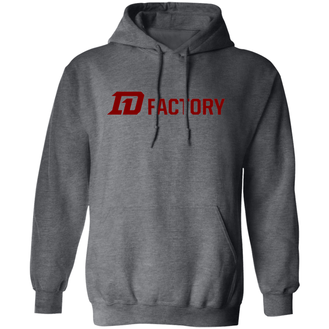 Premium Hoodie - Maroon Flatline