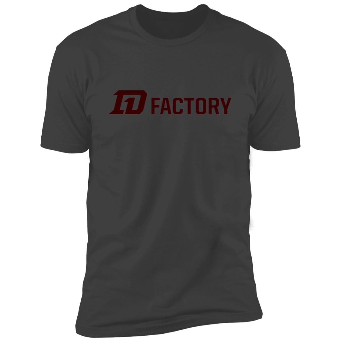 Luxe T-Shirt - Dark Maroon Flatline