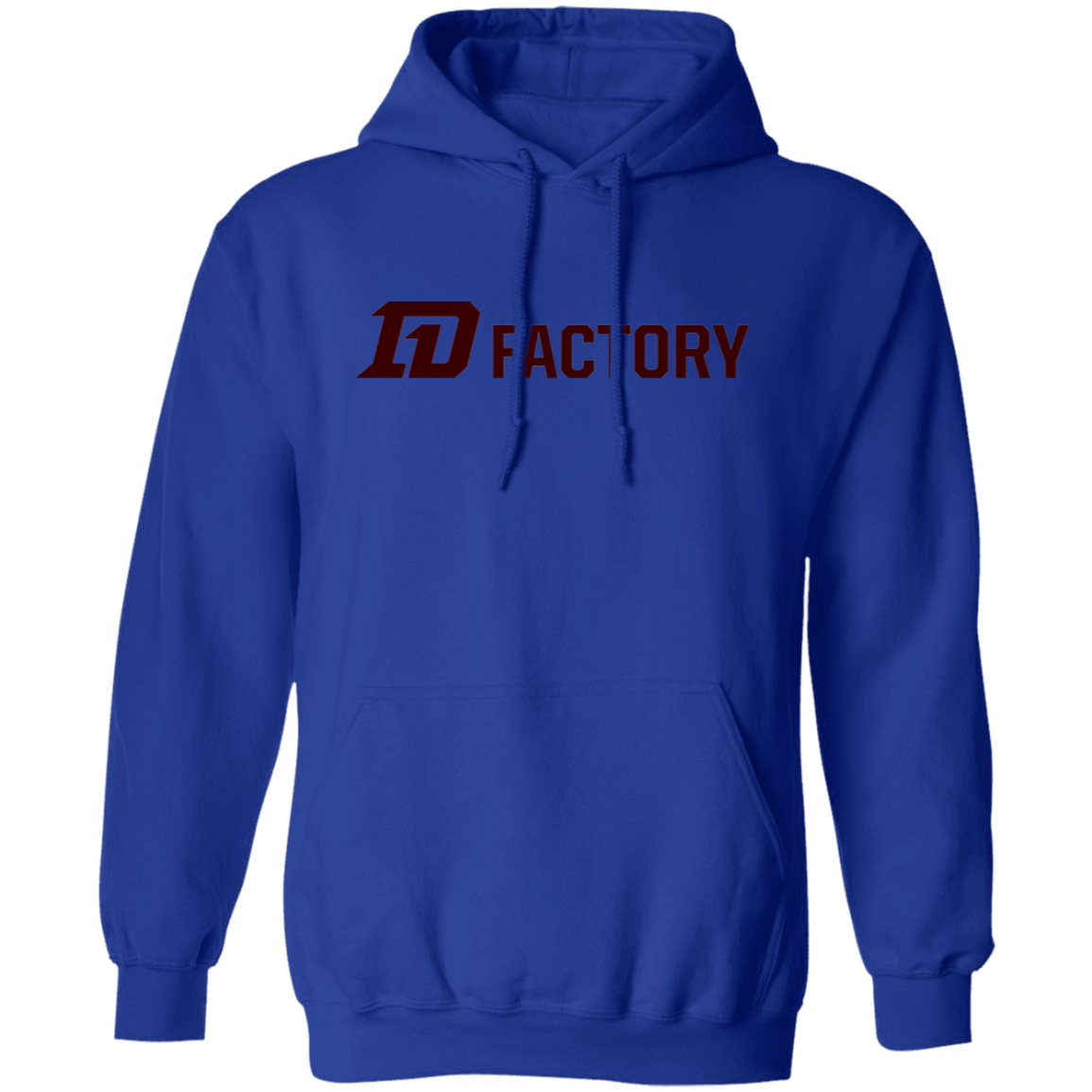 Premium Hoodie - Dark Maroon Flatline
