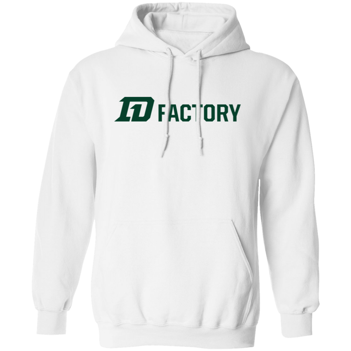 Premium Hoodie - Dark Green Flatline