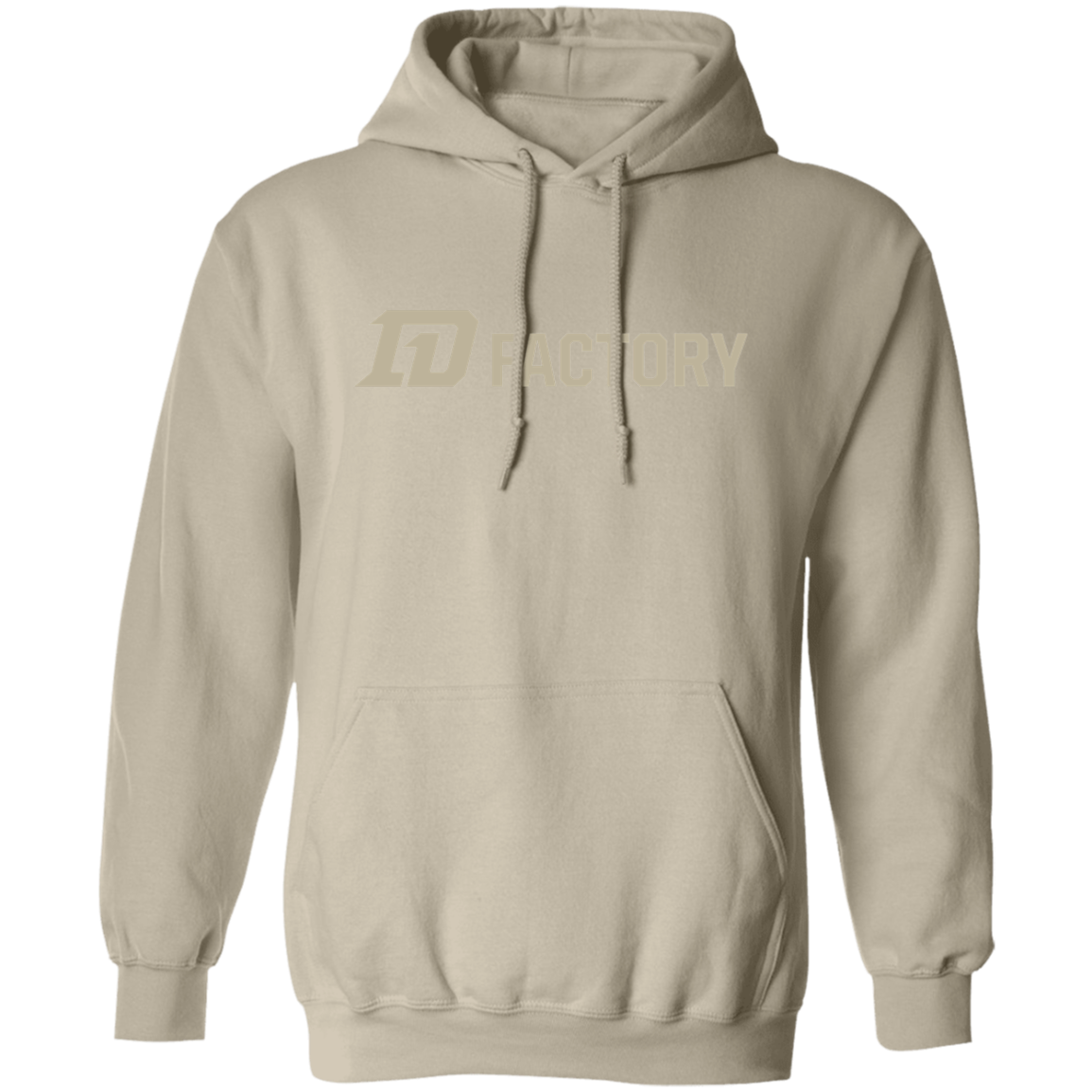 Premium Hoodie - Sand Flatline