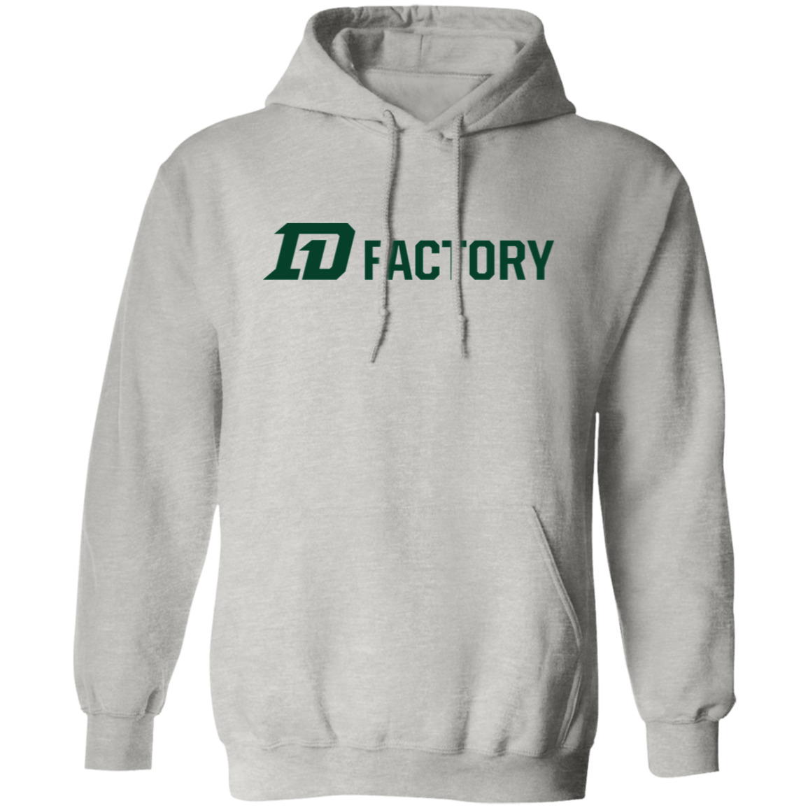 Premium Hoodie - Dark Green Flatline