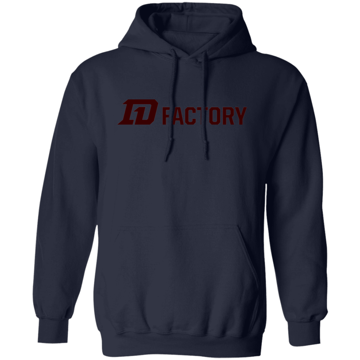 Premium Hoodie - Dark Maroon Flatline