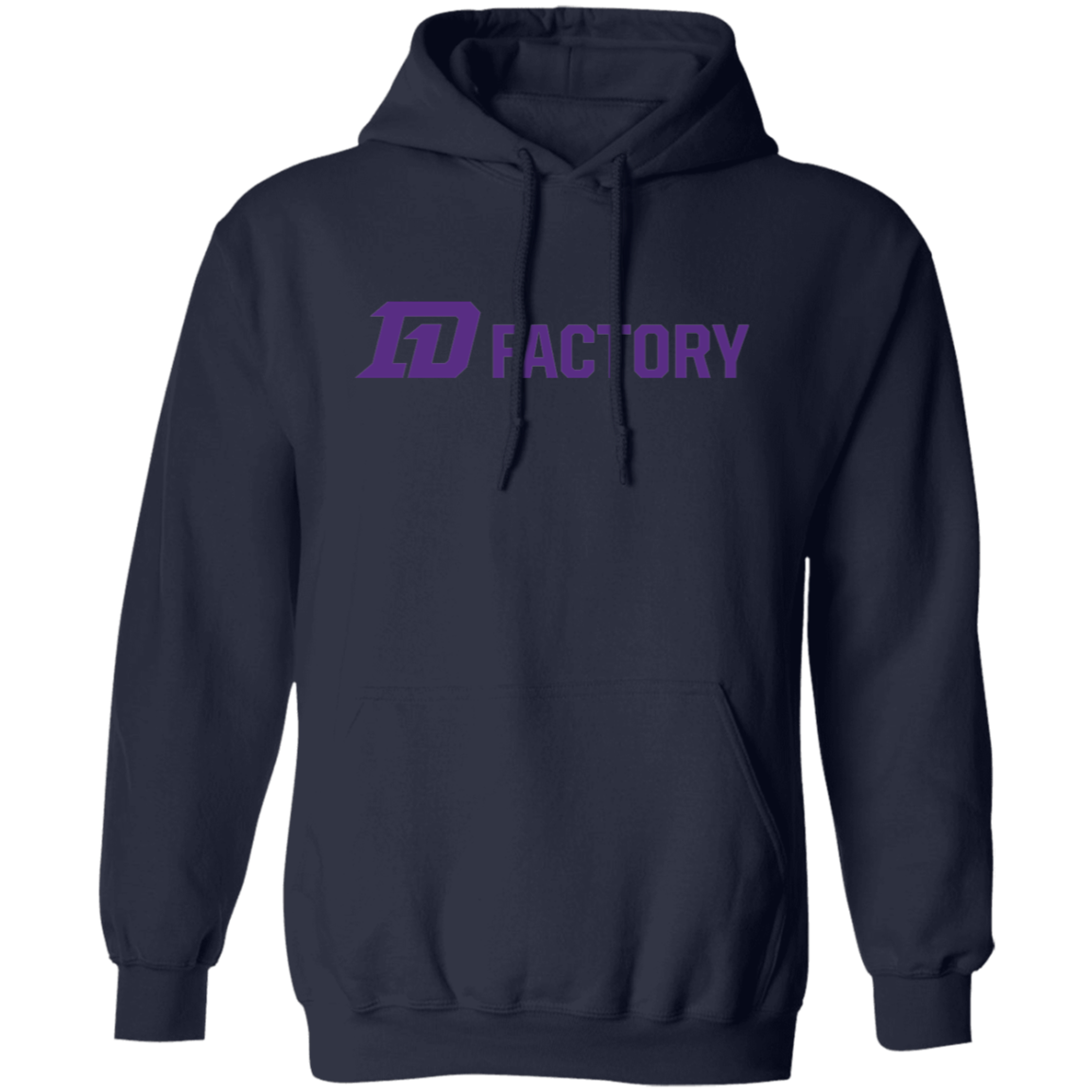 Premium Hoodie - Purple Flatline