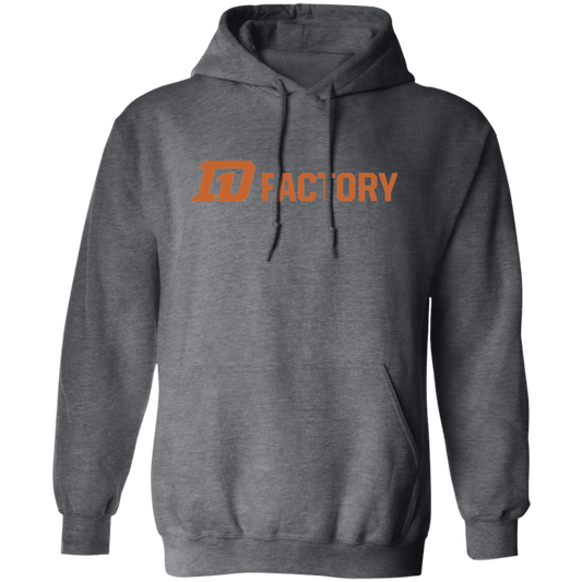 Premium Hoodie - Burnt Orange Flatline